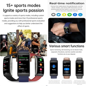 E600 1.47 Inch Thông Minh Đồng Hồ Tập Thể Dục Tracker ECG Máu Oxy Huyết Áp Nhiệt Kế Màn Hình Vòng Đeo Tay Thông Minh Ban Nhạc Đồng Hồ - Product Image 3