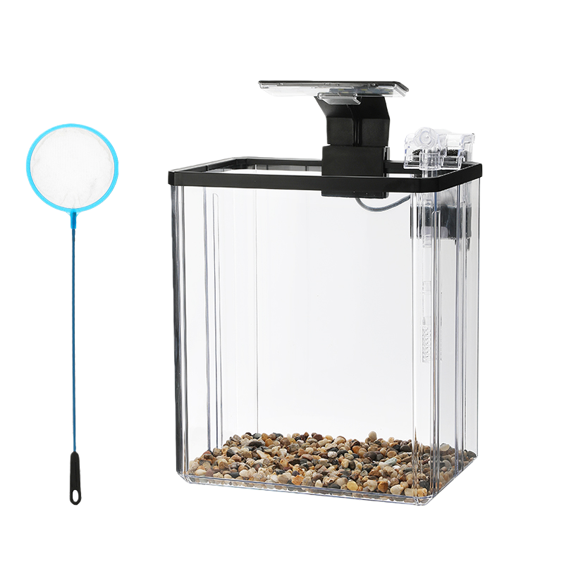 Black-Tank+Light+Fish Net+Filter+Stone