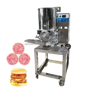 Industrial Hamburg Burger Samosa Patty Press Mold Make Machine Meat Pie Maker Machine For Chicken Nugget