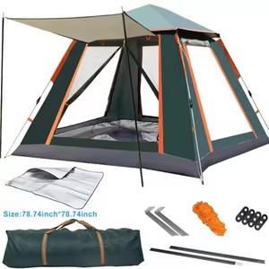 Carpa <span class=keywords><strong>de</strong></span> Camping Totalmente Ventilada y <span class=keywords><strong>a</strong></span> Prueba <span class=keywords><strong>de</strong></span> Mosquitos en Todos los Lados, Carpa Familiar para <span class=keywords><strong>Playa</strong></span> con Protección Solar y Vista Panorámica - Product Image 4