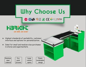 Highbright HBE-CC-01 High Quality Fashionable High Definition Screen Automatic Moving Belt Self Checkout <b>Counter</b> - Product Image 4