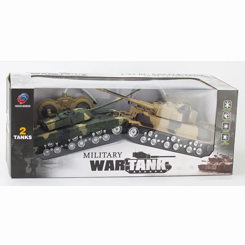 Remote Control Fighting Tank Set, RC Fighting Battle Tank Toy for Kids