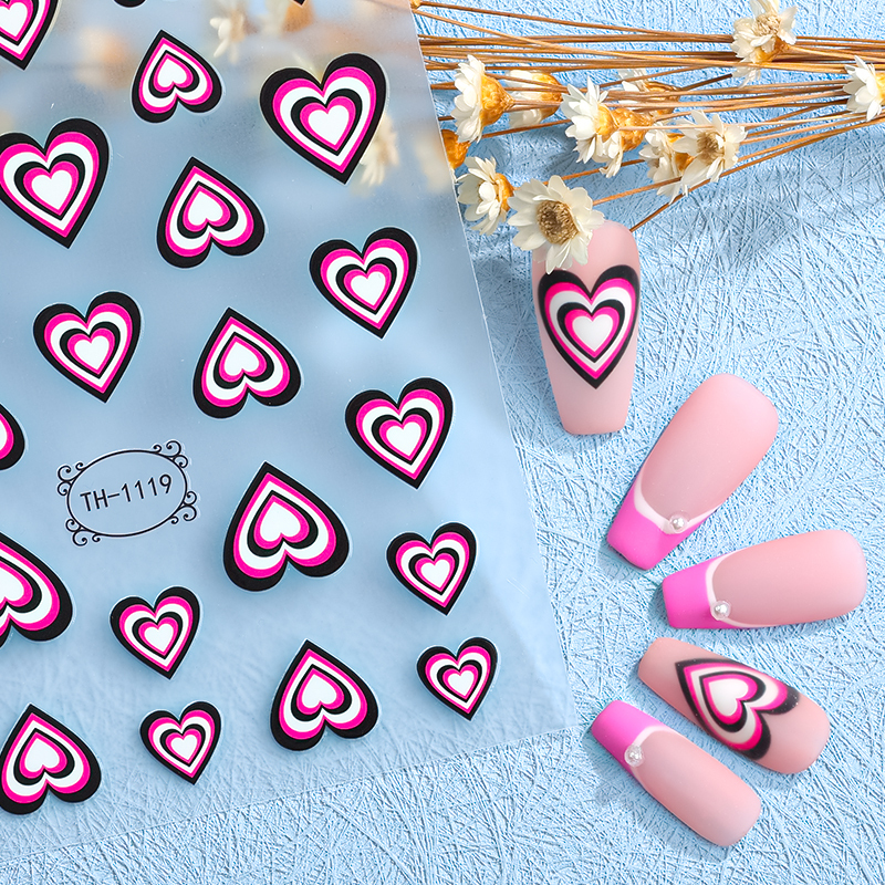 Custom Patterns Nail Art Stickers Decals