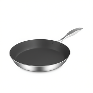 Sartén de Acero Inoxidable de 26 cm con Interior Antiadherente, Compatible con Inducción, Modelo D0100H5UUE6 - Product Image 1