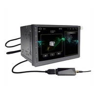 Antenne de voiture DAB/DAB+ avec adaptateur USB, câble coaxial de 3 m, compatible universellement avec les autoradios Android, GPS, lecteurs stéréo numériques en Europe