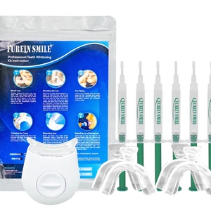 ชุดฟอกสีฟันขาวสำหรับใช้ในบ้านแบบขายส่ง พร้อมไฟ LED สีฟ้าเย็น อุปกรณ์เสริมอเนกประสงค์ และมีประสิทธิภาพ - Product Image 1