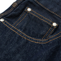 Erkek Sonbahar Kış Koyu Yıkama Orta Bel Düz Renk Japon Tarzı Düz ​​bacak Denim Kot Pamuk Pantolon Bol Kot Erkekler