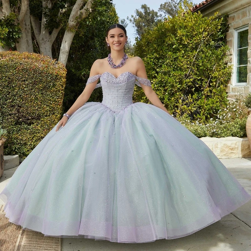 slim fit dress slacks Ball Gown Tulle Off The Shoulder Sage Green Quinceanera Dress