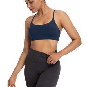 Sujetador Deportivo de Yoga para Mujer <span class=keywords><strong>Geli</strong></span>, de Alta Sujeción, en Spandex/Nylon, con Relleno en el Pecho, de Secado Rápido, Ropa Interior Deportiva, Top Deportivo - Product Image 4