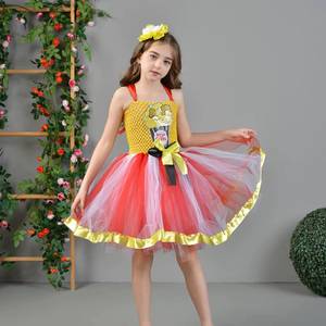 Vestido de Lentejuelas con Falda Tutú para Niñas, Disfraz de Palomitas de Maíz para Fiestas, Cosplay, Espectáculos y Actuaciones - Product Image 2