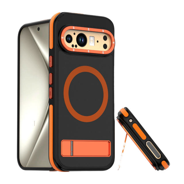 Caseluxury Semi Matte Magnetic TPU+PC Protective Cover Shell for Google Pixel 9 Pro XL Ins Mobile Phone Case Boxed