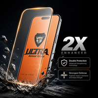 2X Verre ULTRA ARMOR amélioré, verre trempé 9H, antichoc pour Samsung Galaxy S24 Ultra