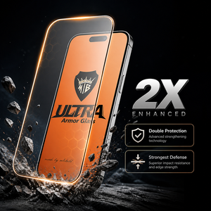 กระจกนิรภัย 2X ENHANCED ULTRA ARMOR Glass 9H ป้องกันแรงกระแ<span class=keywords><strong>ท</strong></span>กสำหรับ Samsung Galaxy S24 Ultra - Product Image 4