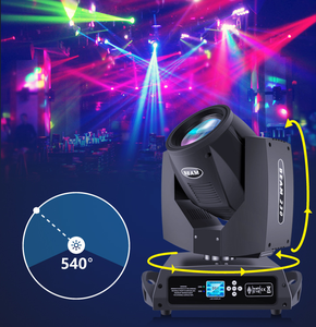 Luz de escenario con cabezal móvil profesional DMX512 de 230W 7R, bombillas halógenas LED COB RGBW para DJ, discoteca, actuaciones de boda para parques temáticos - Product Image 2