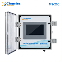 Système de surveillance de la qualité de l'eau portable multi-paramètres Chemins MS-200, boîtier étanche IP65, garantie 1 an, 9 paramètres