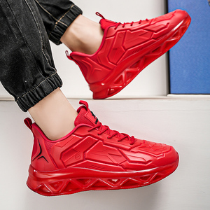 Men's All-Season Sporty Casual Shoes Stylish Low-<b>Top</b> Canvas with Lace-Up Closure Solid-Color <b>PVC</b> Sole Breathable Anti-Slip - Product Image 6
