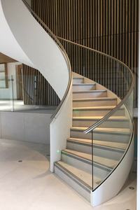 <span class=keywords><strong>Escalier</strong></span> d'intérieur en verre Tanlong Conceptions d'escaliers en <span class=keywords><strong>colimaçon</strong></span> Escaliers incurvés Rampes d'<span class=keywords><strong>escalier</strong></span> en arc moderne pour escaliers de maison - Product Image 6