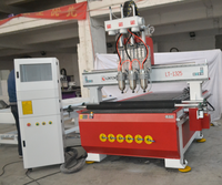 Dernière Pneumatique 3 tête 1325 bois cnc routeur machine de fabrication de meubles