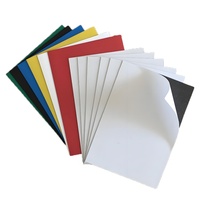 0.6mm 1.5mm 2mm épaisseur A3 A4 A5 taille feuilles magnétisées feuille magnétique douce avec ruban adhésif