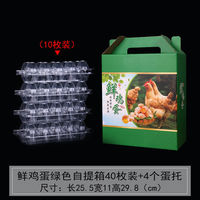 Vente en gros de boîte-cadeau personnalisée en carton ondulé pour oeufs de canard, carton portable en papier de couleur, stratification mate, emballage de qualité supérieure pour cadeaux