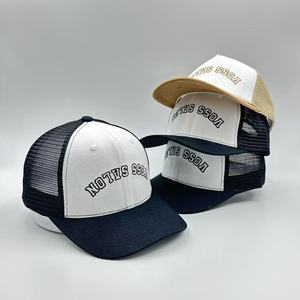 6-Panel Embroidered Trucker <b>Hat</b> For Men Women Custom Logo Snapback Mesh Panel Breathable Casual Outdoor <b>Hats</b> Headwear - Product Image 1