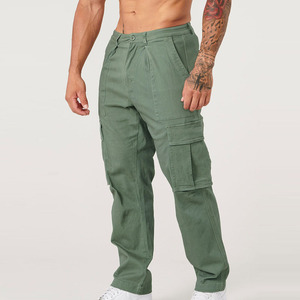 Pantalon cargo pour homme RNSHANGER, décontracté, grandes poches, couleur unie, sport, course à pied, pantalon long multi-poches, pantalon <span class=keywords><strong>de</strong></span> travail pour homme - Product Image 3