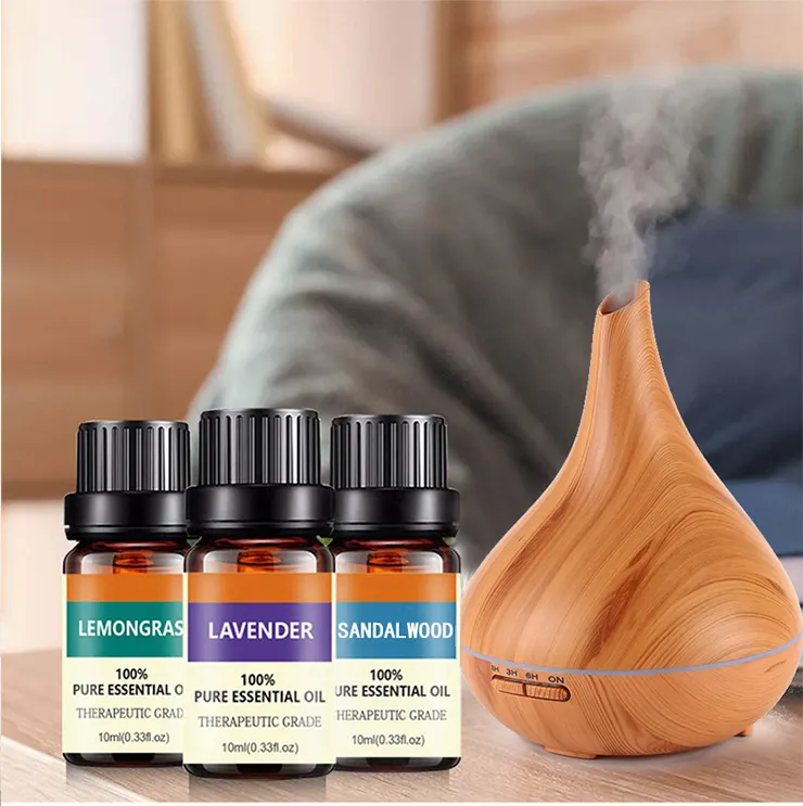 Manufacturer 100% Organic Pure Essential Oil OEM/ODM Natural Aromatherapy 500ml Sandalwood Fragrance Essential Oils For Diffuser
