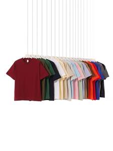 <span class=keywords><strong>เสื้อ</strong></span>ยืดคอกลมแขนสั้นสำหรับผู้ชายผ้าคอตตอนสปินนิ่งผ้าคอตตอนสีขาวบริสุทธิ์240กรัม - Product Image 2