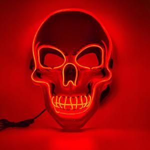 <span class=keywords><strong>Masque</strong></span> Cosplay à lumière LED Offre Spéciale pour les fêtes de fin d'année d'Halloween et de Diwali pour les décorations et les cadeaux - Product Image 3