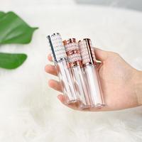 Vendeur de tubes de brillant à lèvres Vente en gros de tubes de brillant à lèvres vides en diamant clair mignon de luxe personnalisé 6ml