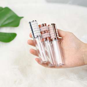 หลอดลิปกรอสแบบใส6มล. หลอดลิปกลอสแบบใสน่ารักหรูหราออกแบบได้ตามต้องการ - Product Image 4