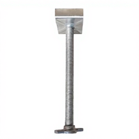 Juego de Gatos Hidráulicos Ajustables de Alta Resistencia de 600 mm a 5500 mm, Material de Acero Galvanizado/Aluminio, Construcción Industrial, 200 lb