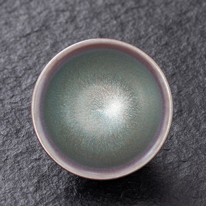 ชุดถ้วยชาเซรามิก Jianyang Jianzhan ลายหยดน้ำมันเคลือบสีแบบใหม่สไตล์จีนโบราณ ทำจากแร่ดิบเหล็ก สำหรับชงชาแบบกังฟู - Product Image 4