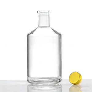 Botella de Whisky Pacho con Diseño Personalizado, Botella de Vidrio para Whisky, <span class=keywords><strong>Vodka</strong></span>, Licor, Ginebra, Garrafa, Botella de Vidrio para Licores - Product Image 1
