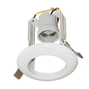 factory price R63 R80 light fitting round WH SN CH GD R63 fitting R80 spot light frame E27 downlight fitting