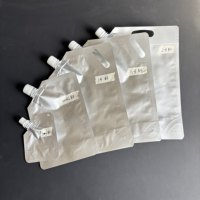 Pochettes souples à bec verseur incliné pour boissons, en aluminium, à fond plat, pour liquides et aliments, 1L 2L, haute barrière, anti-lumière, avec bouchon à vis