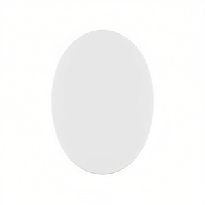 Asiento de Inodoro Redondo y Delgado Mirto, Blanco, 50 cm de Longitud - Product Image 3