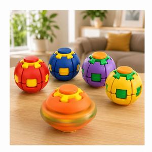 High Value Push Activated Gyro Ball Mechanical Sensory Gadget Handheld Focus Aid Office Travel Gift Wholesale Pack - Product Image 3