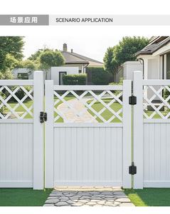 Verrou de clôture automatique OEM/ODM <span class=keywords><strong>pour</strong></span> extérieur, sécurisé avec clé, à double verrouillage latéral, divers types de serrures de clôture - Product Image 2