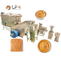 Meilleur prix 200kg-300kg fabricant de confiture d'amande broyage de pâte de tahini faisant la machine à beurre d'arachide avec rôtissoire