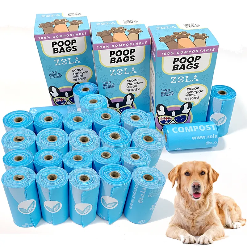 Tùy chỉnh Epi phân hủy sinh học bolsas Para POPO de Perro sinh học phân hủy compostable thơm Pet Dog chất thải Poo poop Túi