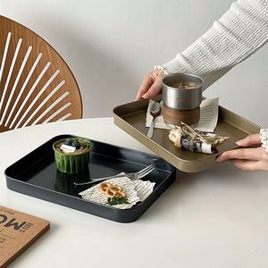 Plaques rectangulaires en acier inoxydable de conception métallique, sublimation, <span class=keywords><strong>plaque</strong></span> de charge décorative <span class=keywords><strong>pour</strong></span> <span class=keywords><strong>plancha</strong></span> grill <span class=keywords><strong>pour</strong></span> restaurant - Product Image 2