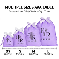 Housse anti-poussière respirante pliable en non-tissé, taille personnalisée, sac de rangement pour vêtements et chaussures