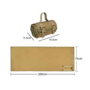Colchoneta de Tiro Plegable Portátil para una Persona, Resistente a la Humedad, Enrollable y Acolchada, para Soldados, <span class=keywords><strong>Camping</strong></span>, Antideslizante - Product Image 4