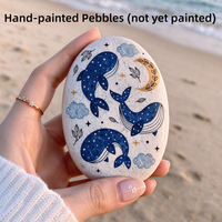 Pierres de galets naturelles lisses en vrac, rondes et plates, pour la peinture, le bricolage, le dessin, les projets artistiques scolaires