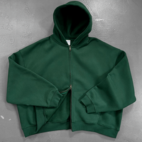 Sweat à capuche personnalisé en molleton bouclette 410 g/m² pour homme, coupe ample, logo imprimé 3D, automne, ODM, 100 % coton, streetwear