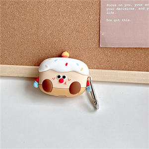 ตลกน่ารักเค้กหูฟังออกแบบซิลิโคนนุ่มสําหรับ Airpods 3 สําหรับ Airpod 1 2 Pro สําหรับ AirPods Pro 2 - Product Image 6