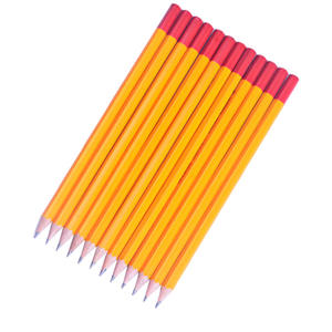 Yellow 7.5 Inch <b>Pencils</b> Adults Kids School Office Home Hotel Promotional Wooden Graphite Standard <b>Pencils</b> - Product Image 1