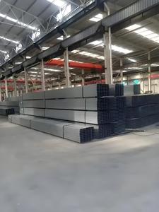 도매 맞춤형 크기 경쟁력 있는 가격 75x75 150x150 튜브 MS 온실 아연 도금 강철 구조물 보행로 배수 시스템 - Product Image 4