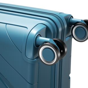 <span class=keywords><strong>Valise</strong></span> de couleur unie en PP avec serrure intégrée Vente en gros d'usine de haute qualité bon marché - Product Image 5